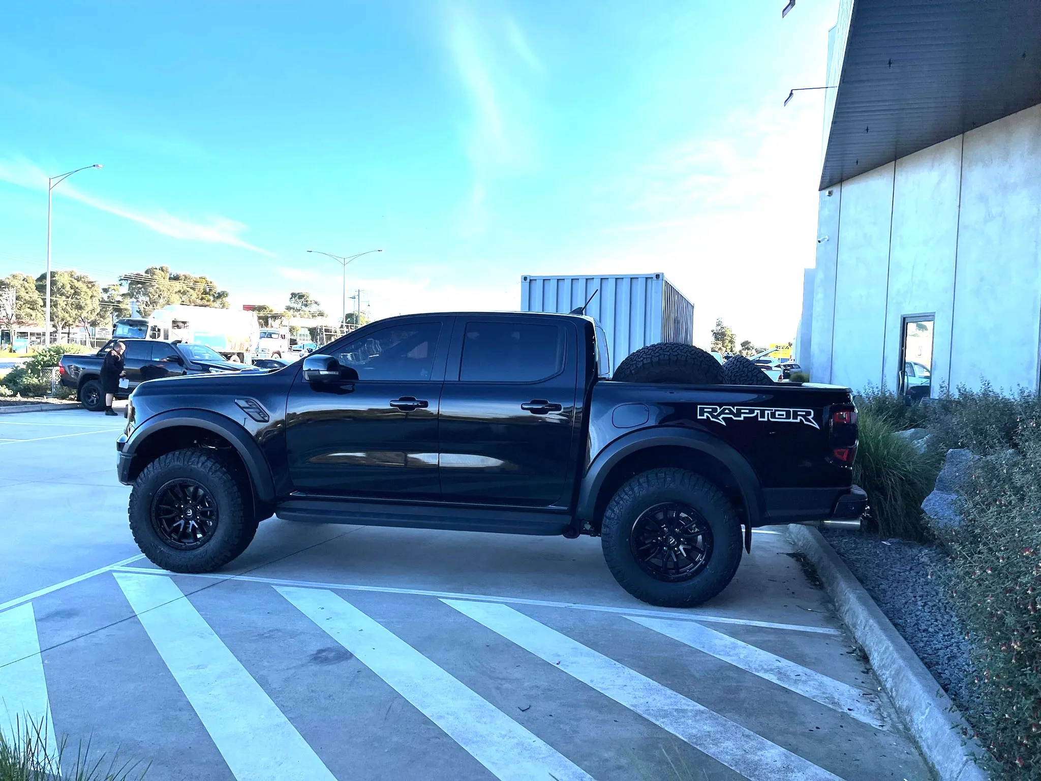 FORD RAPTOR with FUEL REBELS MATTE BLACK and MAXXIS RAZR AT811s |  | FORD